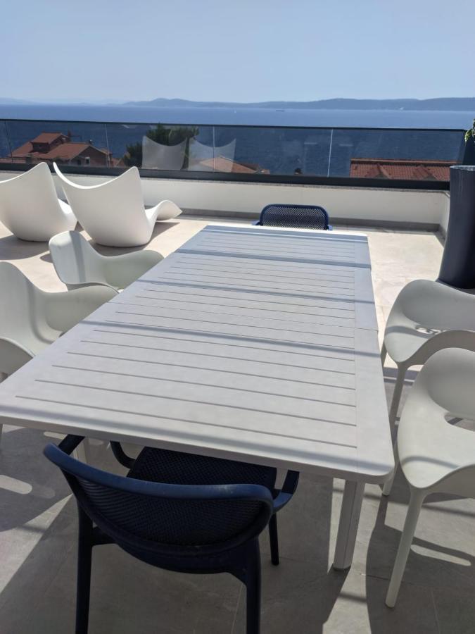 Luxury Apartment- Balcony- Private Rooftop And Jacuzzi- Common Pool Trogir Zewnętrze zdjęcie