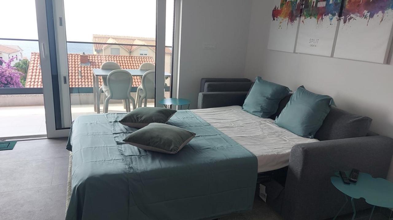 Luxury Apartment- Balcony- Private Rooftop And Jacuzzi- Common Pool Trogir Zewnętrze zdjęcie
